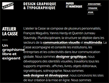 Tablet Screenshot of la-casse.fr